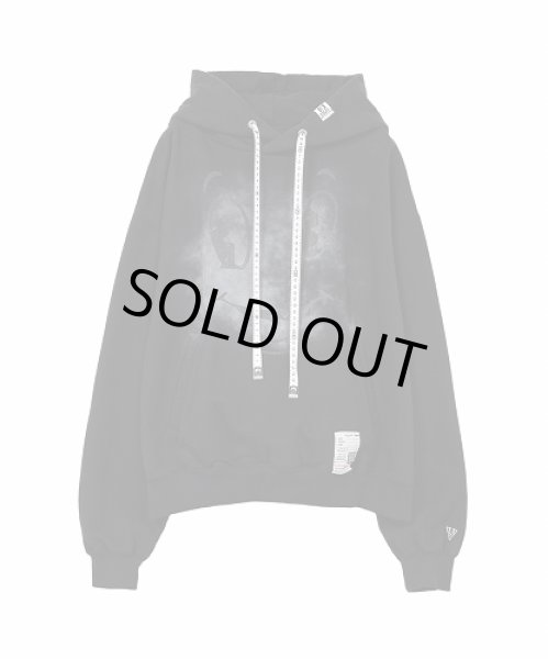 画像1: Maison MIHARA YASUHIRO Happy Face Printed Hoodie Black (1)