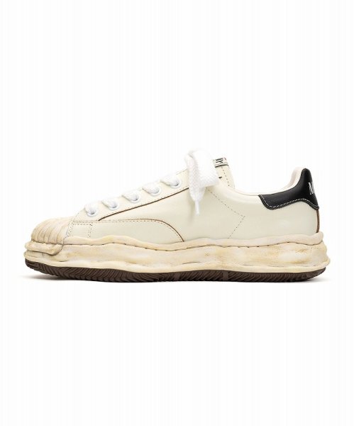 画像3: Maison MIHARA YASUHIRO "BLAKEY" OG Sole Wrinkled Leather Low-top Sneaker(A14FW736) (3)
