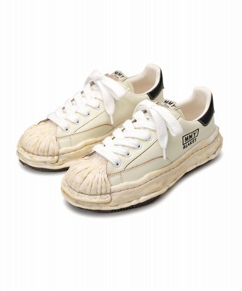 画像5: Maison MIHARA YASUHIRO "BLAKEY" OG Sole Wrinkled Leather Low-top Sneaker(A14FW736) (5)