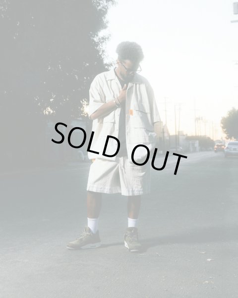 画像6: ALWAYS OUT OF STOCK　LINEN COMBINATION OPEN COLLAR SHIRT (6)