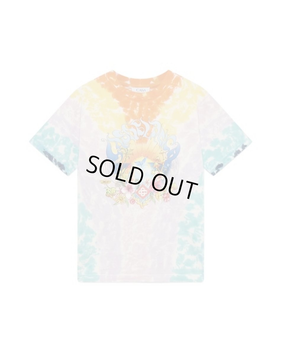 画像1: CASABLANCA　Surf Trip Tie Dye Short-Sleeve T-Shirt (1)