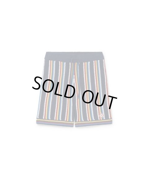画像1: CASABLANCA　Crochet Stripe Shorts (1)