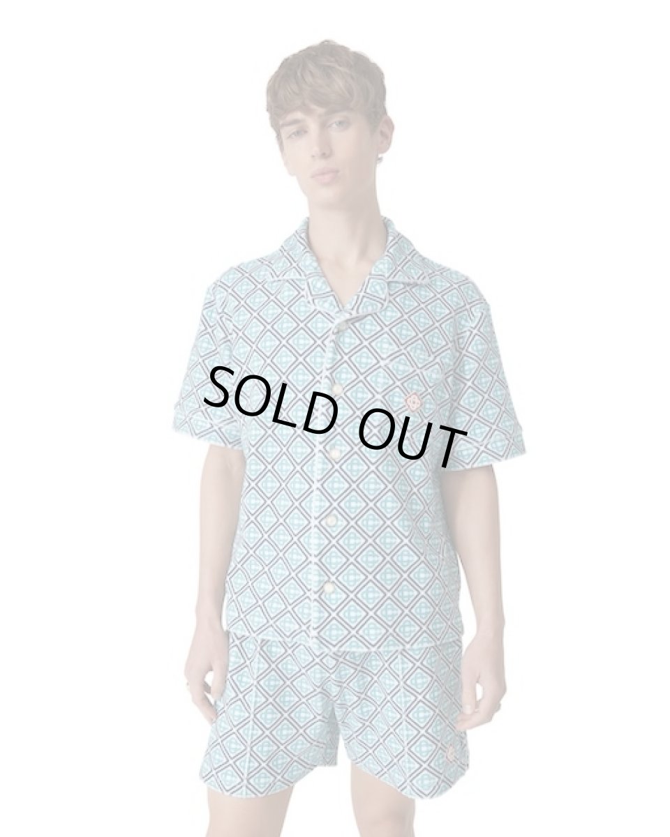 画像4: CASABLANCA　Monogram Short-Sleeve Towelling Shirt (4)