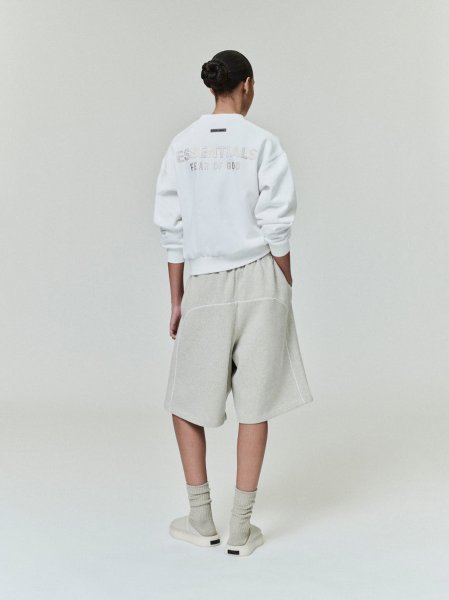 画像6: ESSENTIALS FEAR OF GOD　Relaxed Fleece Sweatshort With Piping (6)