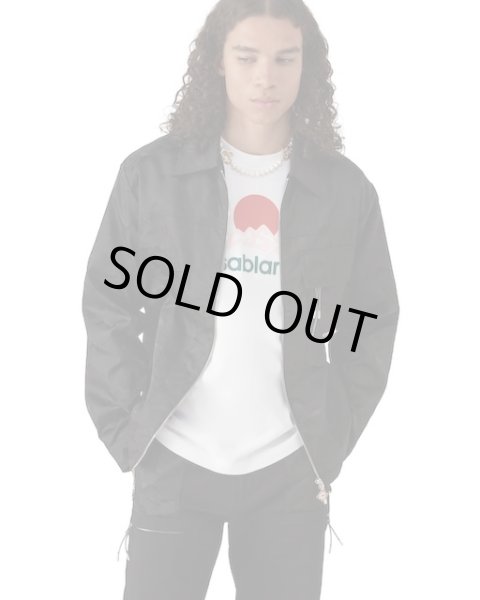 画像4: CASABLANCA　Nylon Mountain Short-Sleeve Camo Zip Shirt (4)