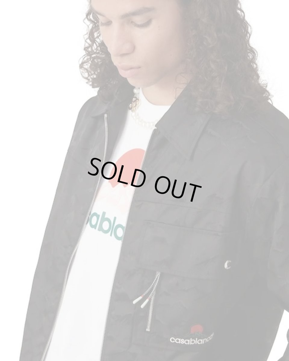 画像5: CASABLANCA　Nylon Mountain Short-Sleeve Camo Zip Shirt (5)