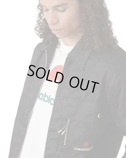 画像5: CASABLANCA　Nylon Mountain Short-Sleeve Camo Zip Shirt (5)