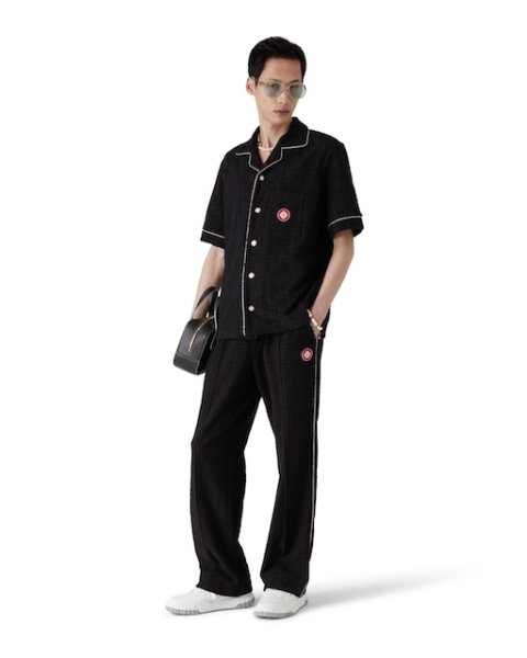 画像2: CASABLANCA　Monogram Jacquard Towelling Trousers (2)