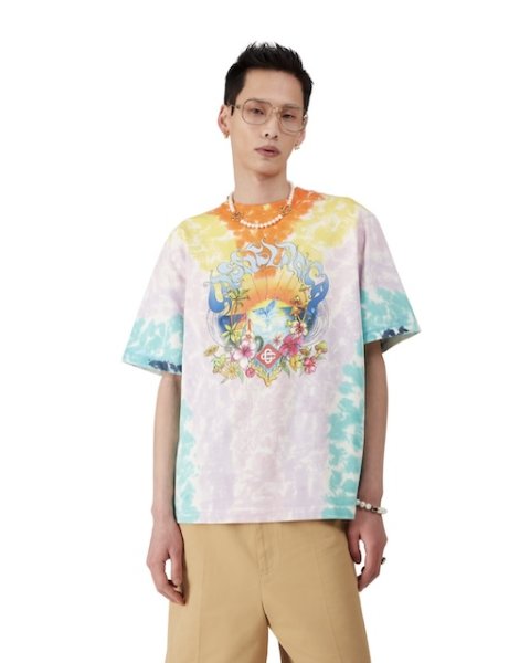 画像3: CASABLANCA　Surf Trip Tie Dye Short-Sleeve T-Shirt (3)