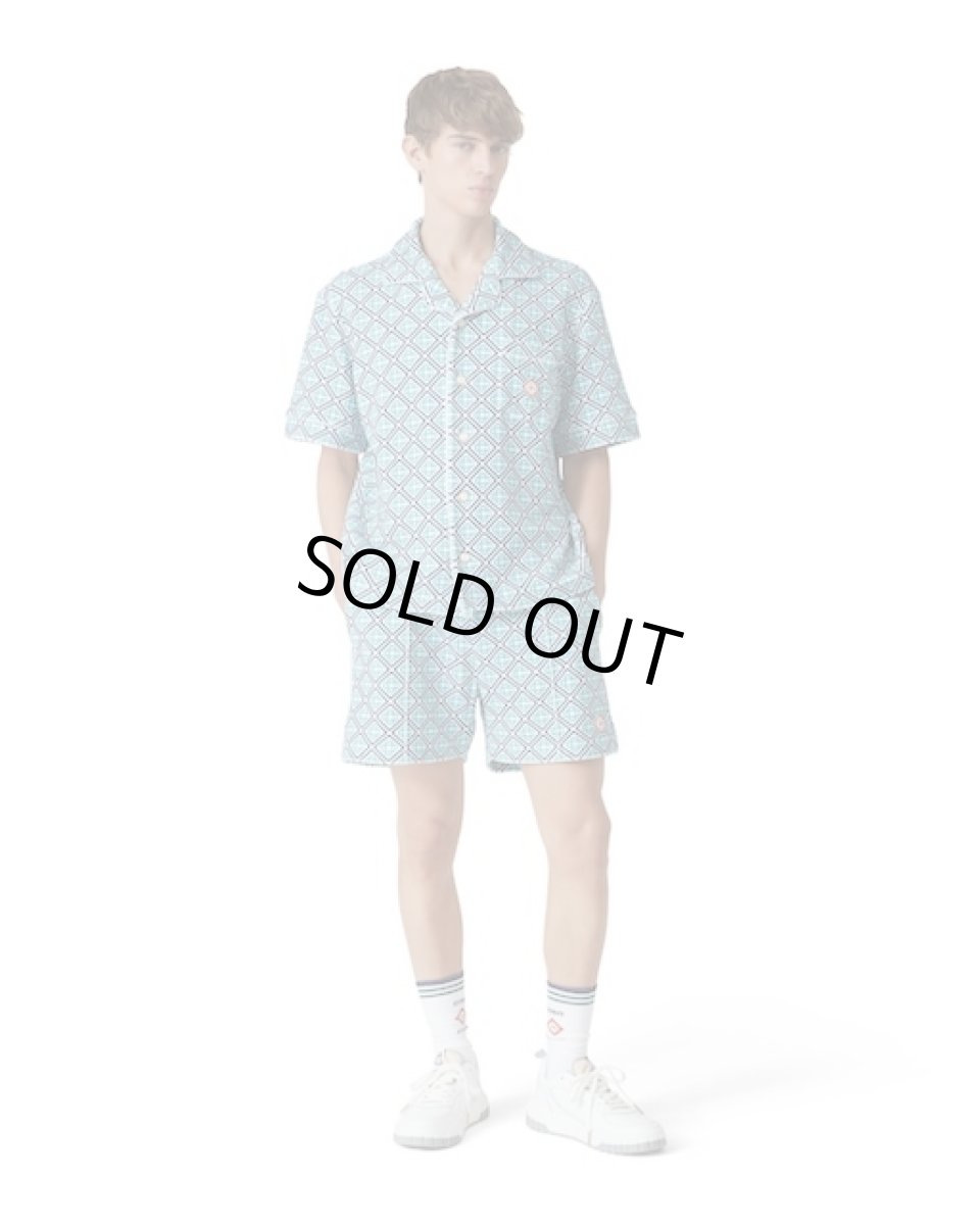 画像2: CASABLANCA　Monogram Short-Sleeve Towelling Shirt (2)