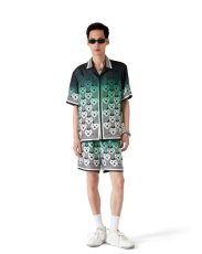 画像2: CASABLANCA Gradient Monogram Silk Shorts (2)