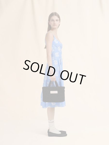 画像6: MARNI マルニ  ブラック Puff スモールトートバッグ (6)