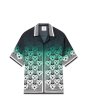 画像1: CASABLANCA Gradient Monogram Short-Sleeve Silk Shirt (1)
