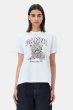画像3: GANNI ガニー White Basic Jersey Leopard Relaxed T-shirt (3)