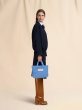 画像6: MARNI マルニ ブルー  Puff スモールトートバッグ (6)