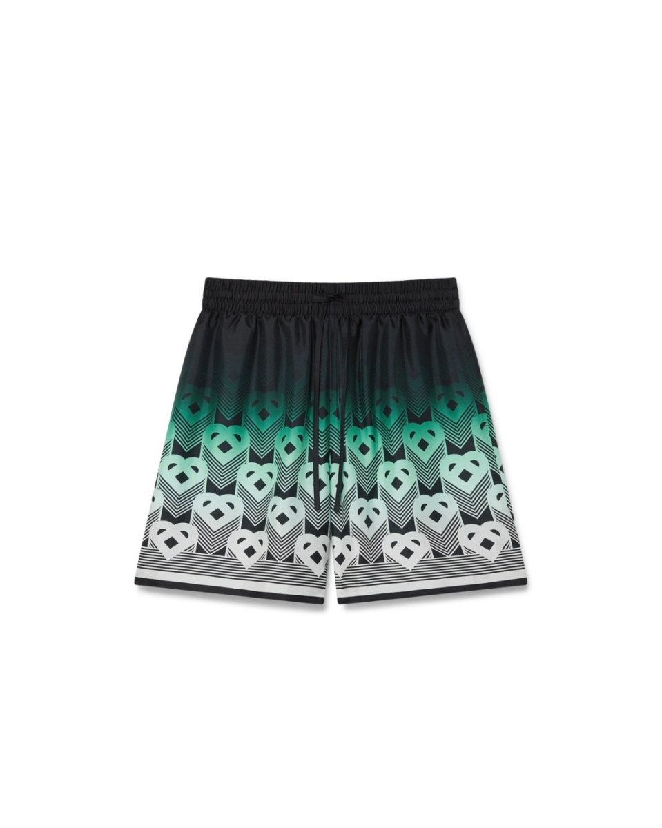 画像1: CASABLANCA Gradient Monogram Silk Shorts (1)