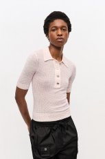 画像3: GANNI ガニー Sheer Cotton Printed Polo Shirt (3)