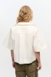 画像6: GANNI ガニー Ivory Stretch Cotton Blouse (6)