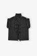 画像1: GANNI ガニー Black Stretch Cotton Blouse (1)