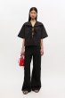 画像8: GANNI ガニー Black Stretch Cotton Blouse (8)