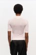 画像6: GANNI ガニー Black Sheer Cotton Printed Polo Shirt (6)