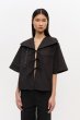 画像5: GANNI ガニー Black Stretch Cotton Blouse (5)