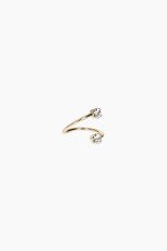 画像1: JUSTINE CLENQUET ジュスティーヌクランケ　JUNO GOLD MID-RING (1)