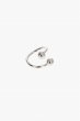 画像1: JUSTINE CLENQUET ジュスティーヌクランケ　SELMA SILVER RING (1)