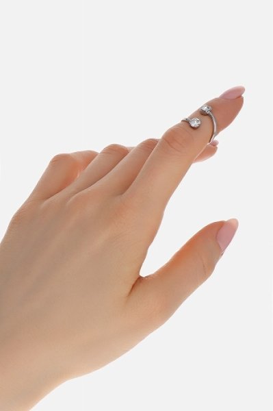 JUSTINE CLENQUET ネイルリング LUCE RED NAIL RING -SILVER/RED- | IN ONLINE STORE