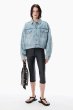 画像1: alexanderwang　インディゴデニム クリップ トラッカージャケット (1)