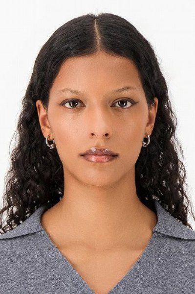 画像2: JUSTINE CLENQUET ジュスティーヌクランケ CARRIE SILVER EARRINGS (2)