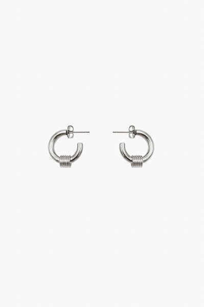 画像3: JUSTINE CLENQUET ジュスティーヌクランケ CARRIE SILVER EARRINGS (3)