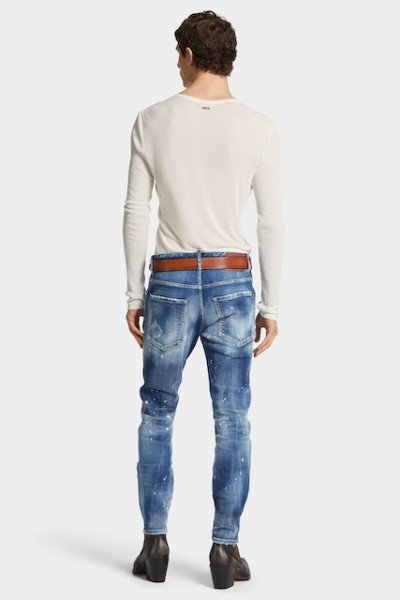 画像4: DSQUARED2 Medium Spots Wash Skater Jeans (4)
