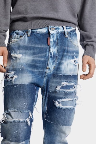 画像5: DSQUARED2 Medium Ripped Wash London Bro Jeans (5)