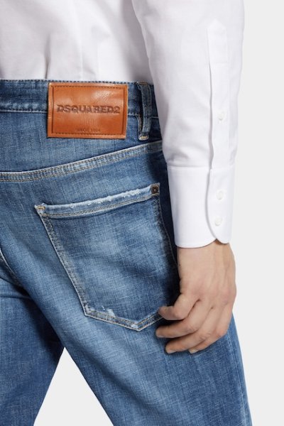 画像6: DSQUARED2 Medium Perfecto Wash 642 Jeans (6)