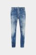 画像1: DSQUARED2　Medium Spots Wash Skater Jeans (1)
