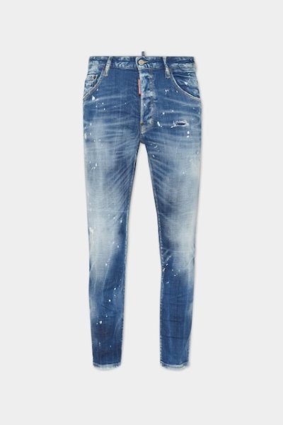 画像1: DSQUARED2　Medium Spots Wash Skater Jeans (1)
