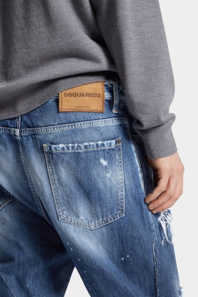 画像6: DSQUARED2 Medium Ripped Wash London Bro Jeans (6)