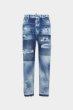 画像1: DSQUARED2　Medium Ripped Wash London Bro Jeans (1)