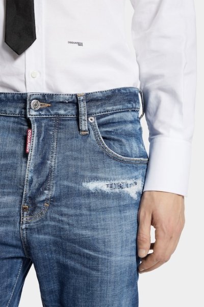 画像5: DSQUARED2 Medium Perfecto Wash 642 Jeans (5)