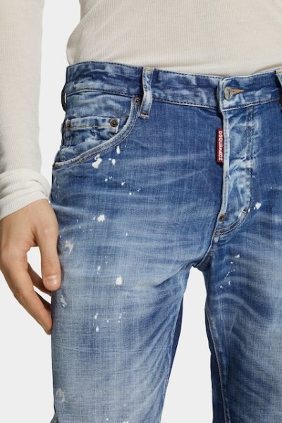 画像5: DSQUARED2 Medium Spots Wash Skater Jeans (5)