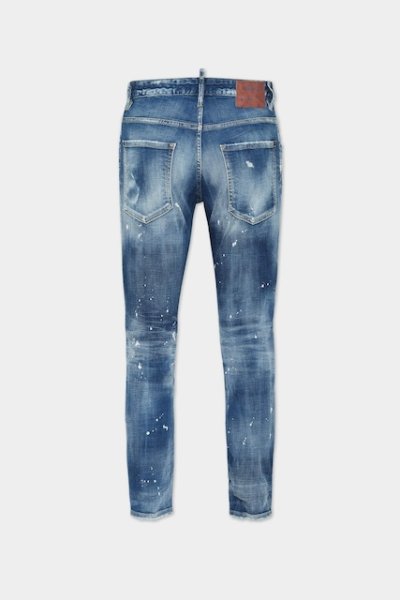 画像2: DSQUARED2 Medium Spots Wash Skater Jeans (2)
