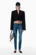 画像1: alexanderwang　ブラック ウールブレンド ローエッジ ブレザー (1)