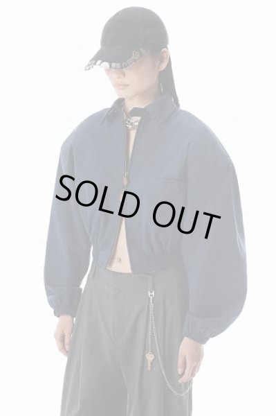 画像2: alexanderwang グレー ウールブレンド ミッドライズパンツ (2)