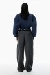 画像3: alexanderwang　グレー ウールブレンド ミッドライズパンツ (3)