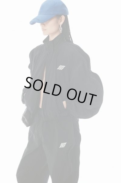 画像2: alexanderwang ブラック オーバーサイズ トラックジャケット (2)