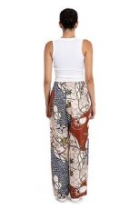 画像3: BANANATIME  EASY PANT HAWAIITIME NAVY RED (3)