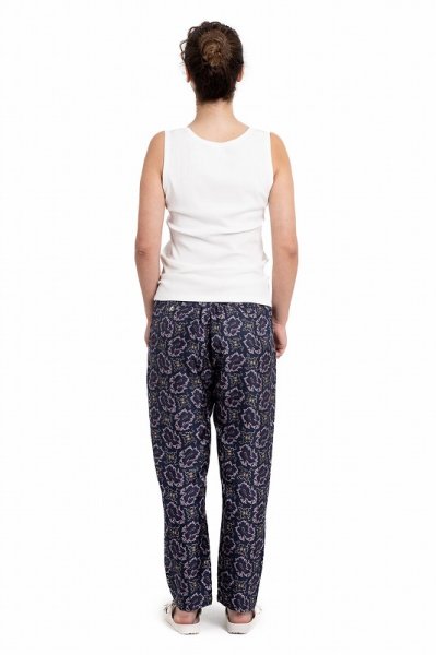 画像8: BANANATIME  EASY PANT PAISLEY FISH NAVY PINK (8)
