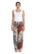 画像1: BANANATIME  EASY PANT HAWAIITIME NAVY RED (1)