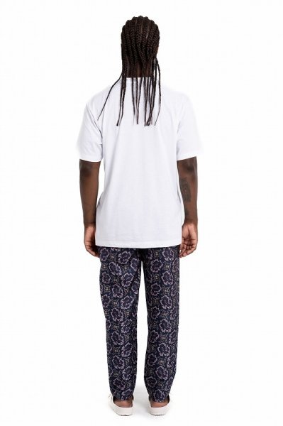 画像4: BANANATIME  EASY PANT PAISLEY FISH NAVY PINK (4)